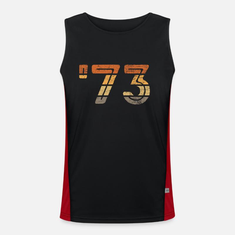 Birthday '73 Men's Functional Contrast Tank Top 