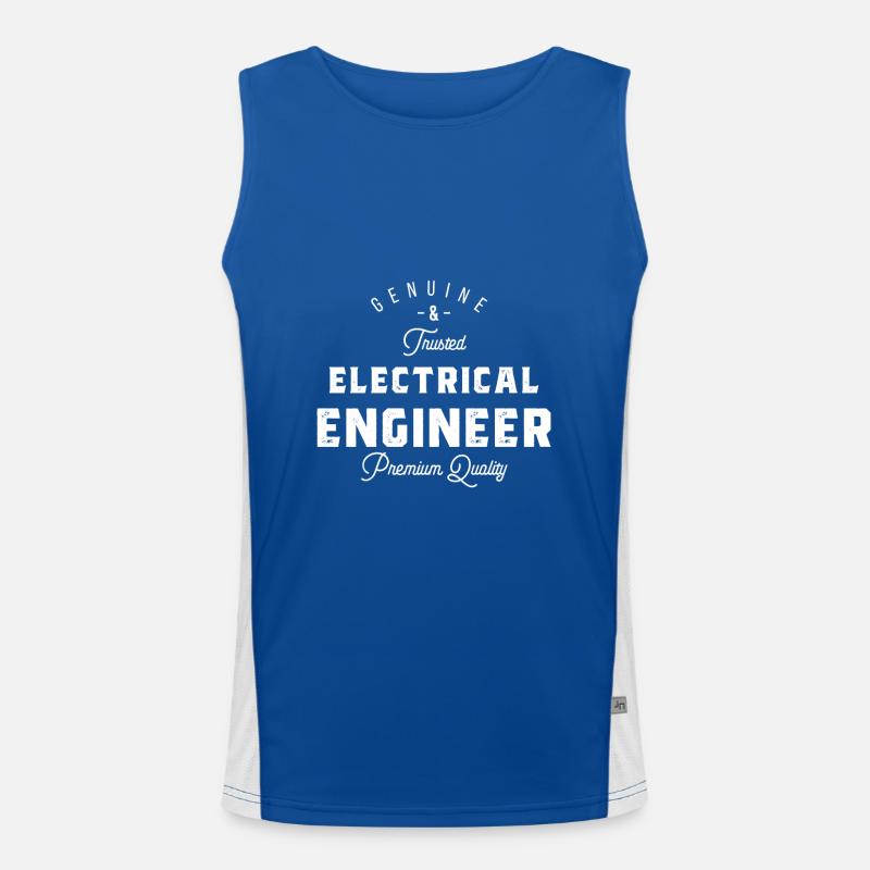 electrical engineer gift Men's Functional Contrast Tank Top 