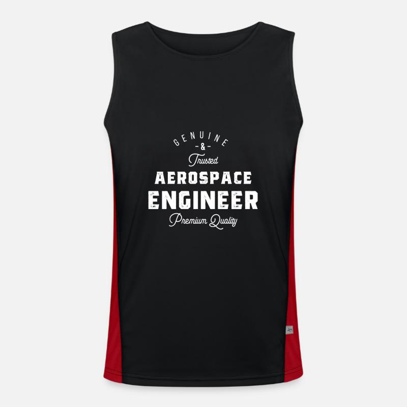 aerospace engineer Men's Functional Contrast Tank Top 
