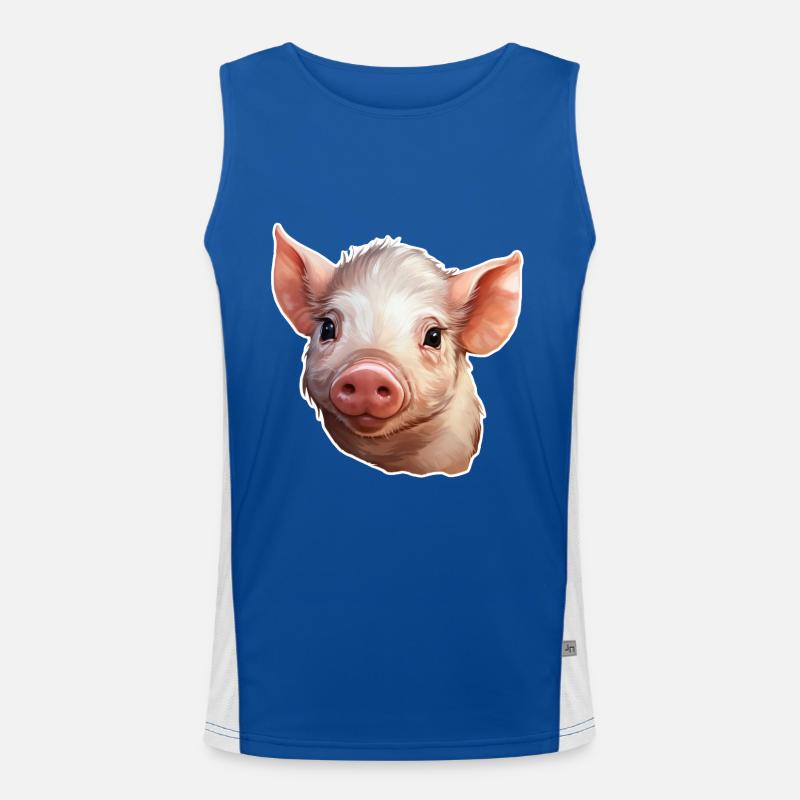 Piglet Men's Functional Contrast Tank Top 