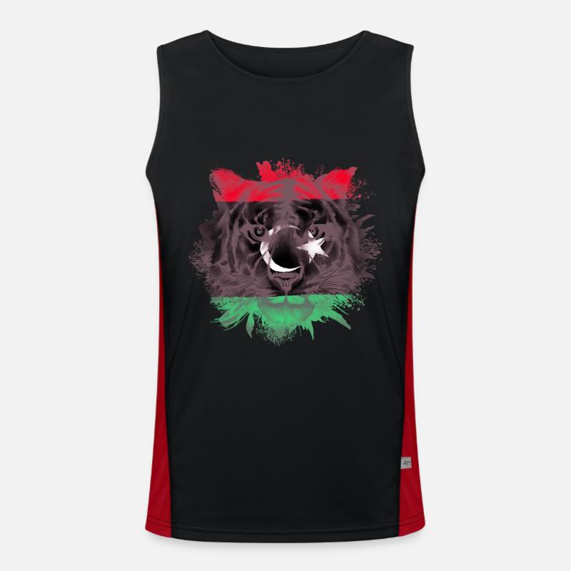 Libya Men's Functional Contrast Tank Top 