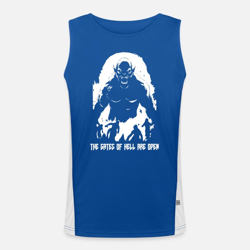 The of hell are open Men's Functional Contrast Tank Top 