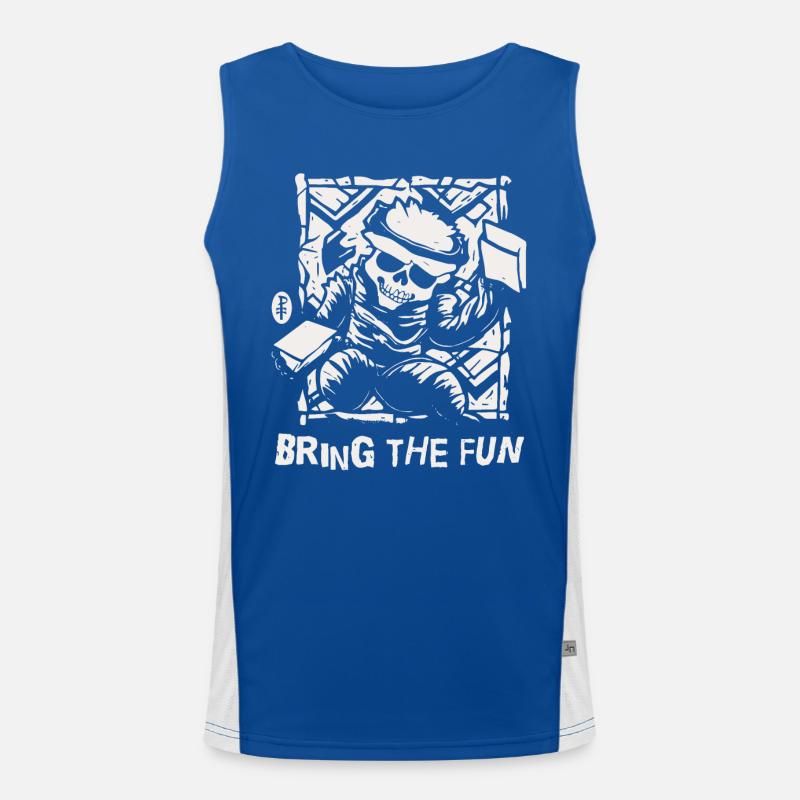 Apportez le plaisir Débardeur respirant contrasté Homme 