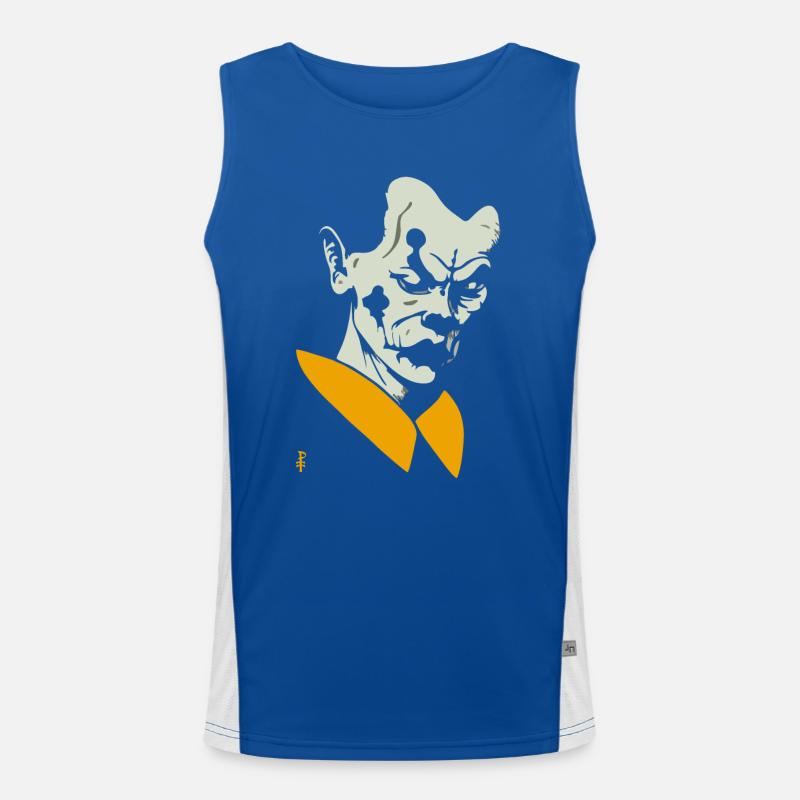 Das ist Mist, der traurige Clown Funktionelles Kontrast-Tank Top für Männer 