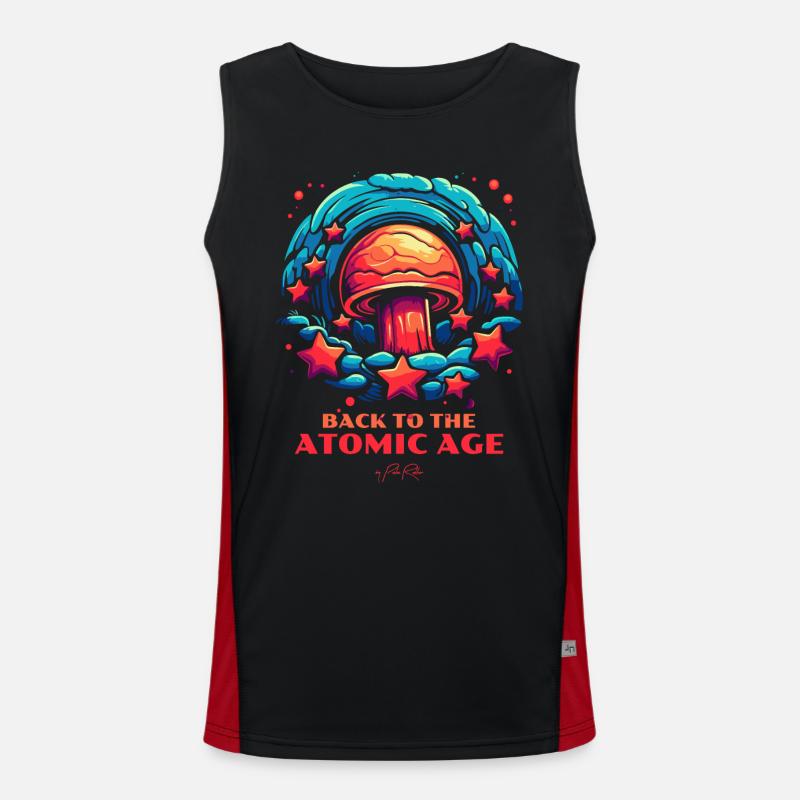 Back to the Atomic Age Men's Functional Contrast Tank Top 