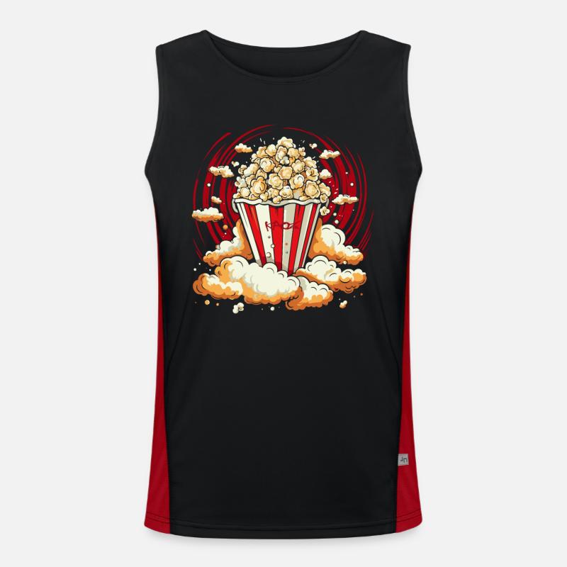 Bright popcorn Men's Functional Contrast Tank Top 