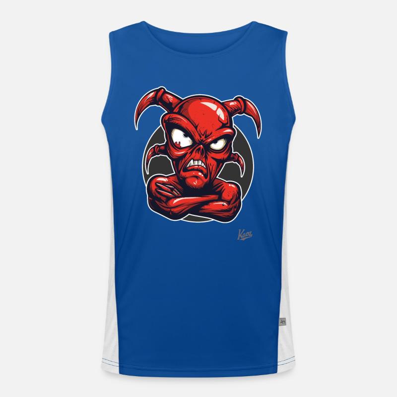 Little Demon: The Devil Has Had Enough Men's Functional Contrast Tank Top 
