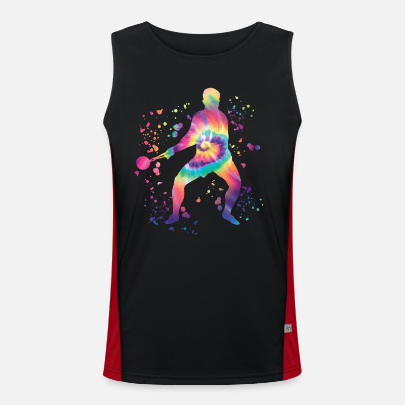 Hammerwerfer Colorsplash Hammerwerfen Funktionelles Kontrast-Tank Top für Männer 