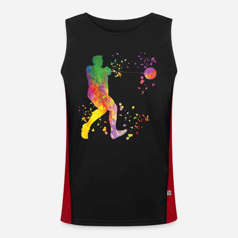 Lanceur de marteau Colorsplash Lancer de marteau Débardeur respirant contrasté Homme 
