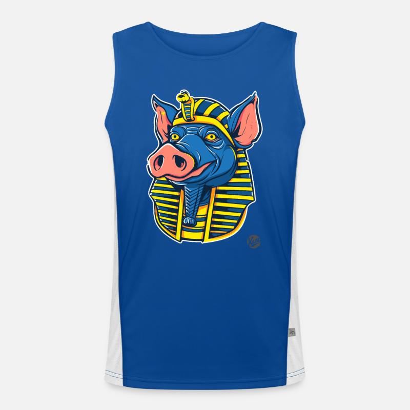 Pharaoh Pig Men's Functional Contrast Tank Top 