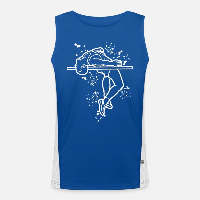 High Jumper Watercolor High Jump Men's Functional Contrast Tank Top 