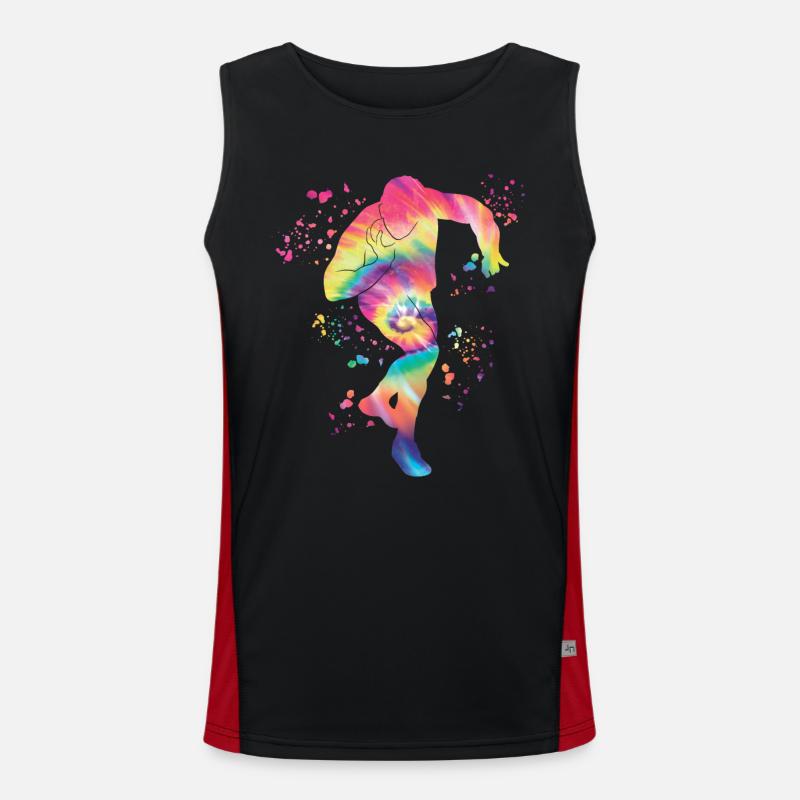 Lanceur de poids Colorsplash Lancer de poids Débardeur respirant contrasté Homme 