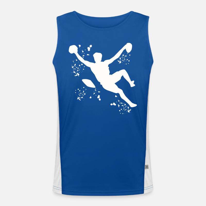 Bloc Colorsplash Bloc de bloc Débardeur respirant contrasté Homme 