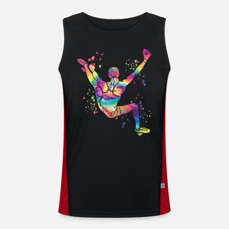 Bloc Colorsplash Bloc de bloc Débardeur respirant contrasté Homme 