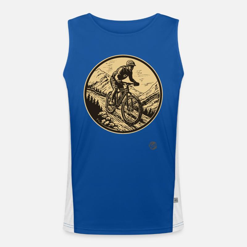 Mountain biking Men's Functional Contrast Tank Top 