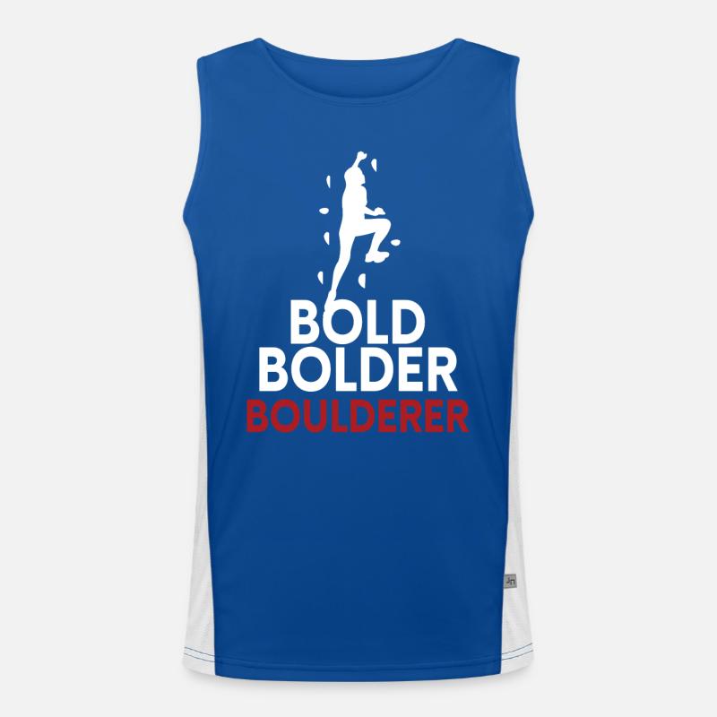 Bold Bolder Bloc de bloc Débardeur respirant contrasté Homme 