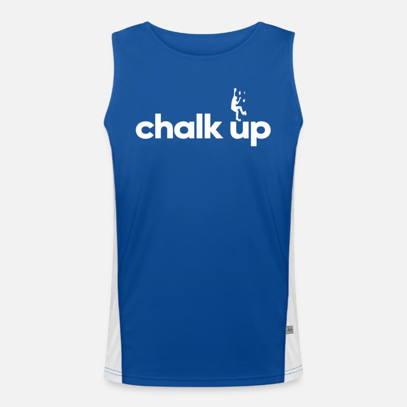 Chalk Up Boulderer Men's Functional Contrast Tank Top 