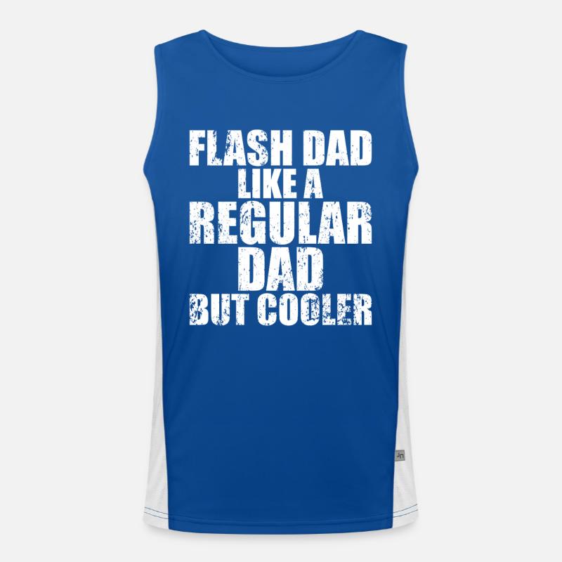 Bloc Flash Papa Boulderer Débardeur respirant contrasté Homme 