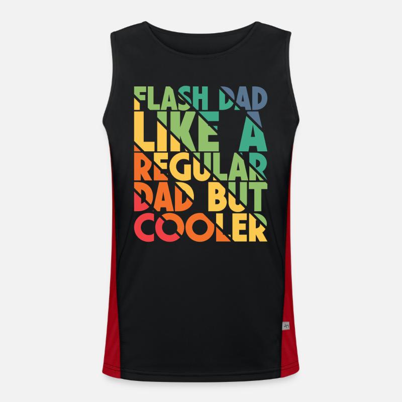 Bloc Flash Papa Boulderer Débardeur respirant contrasté Homme 