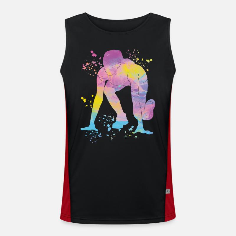 Sprinter Colorsplash Sprintender Sprint Men's Functional Contrast Tank Top 