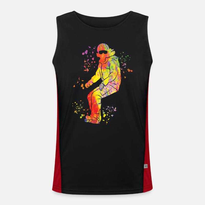 Snowboarder Snowboarding Snowboard Débardeur respirant contrasté Homme 
