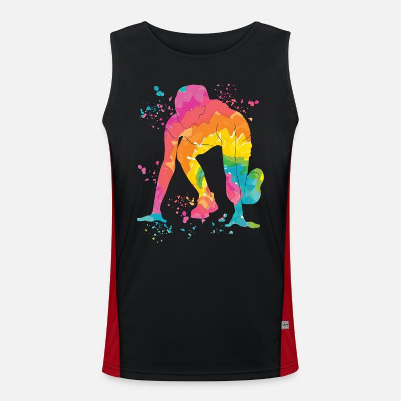Sprinter Colorsplash Sprintender Sprint Men's Functional Contrast Tank Top 