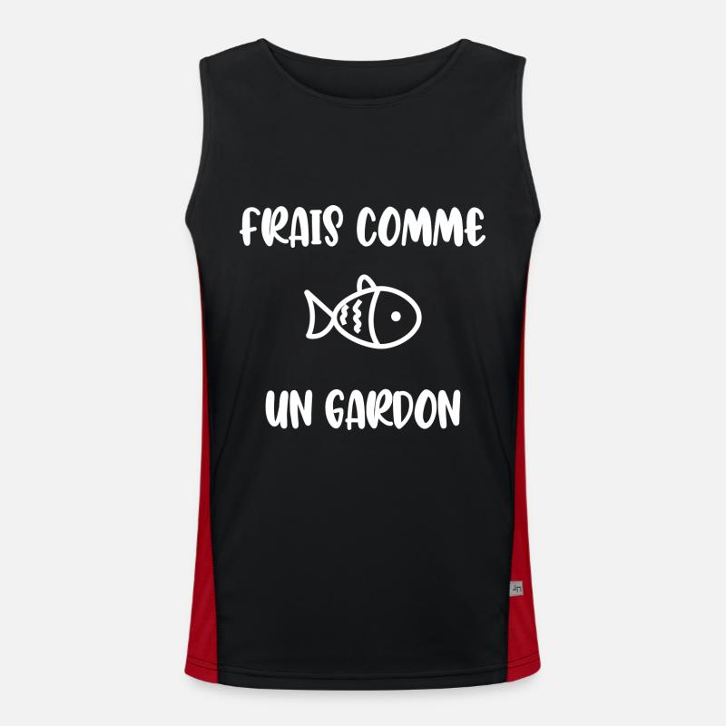 Frisch wie eine Kakerlake Funktionelles Kontrast-Tank Top für Männer 