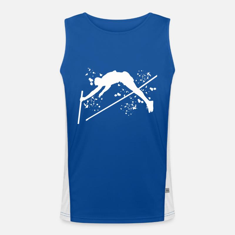 Stabhochspringer Kids Stabhochsprung Funktionelles Kontrast-Tank Top für Männer 