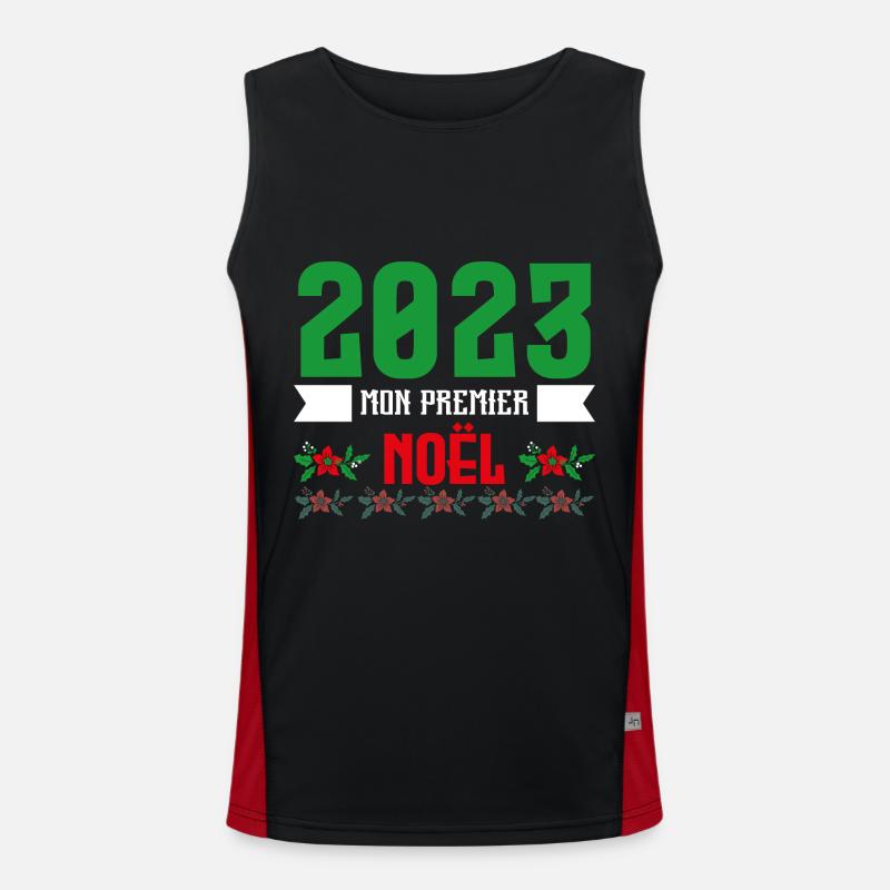 Mon Premier Noel 2023 Débardeur respirant contrasté Homme 