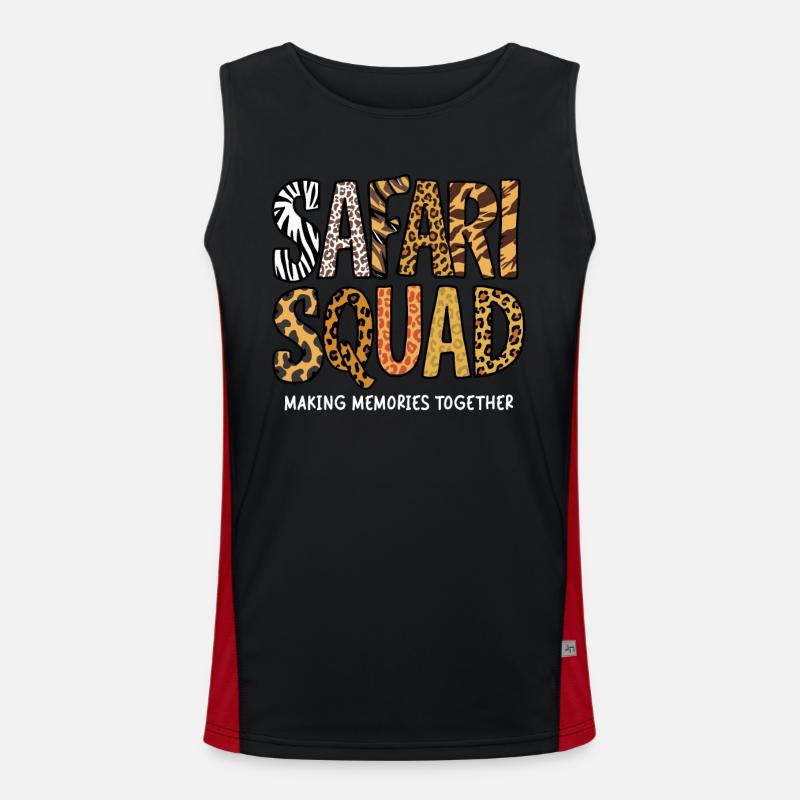 Safari Squad crée des souvenirs ensemble Débardeur respirant contrasté Homme 