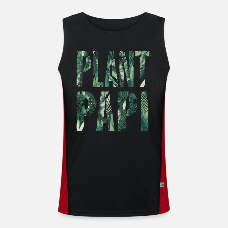 Plante Papi Urban Jungle Plante Design Débardeur respirant contrasté Homme 