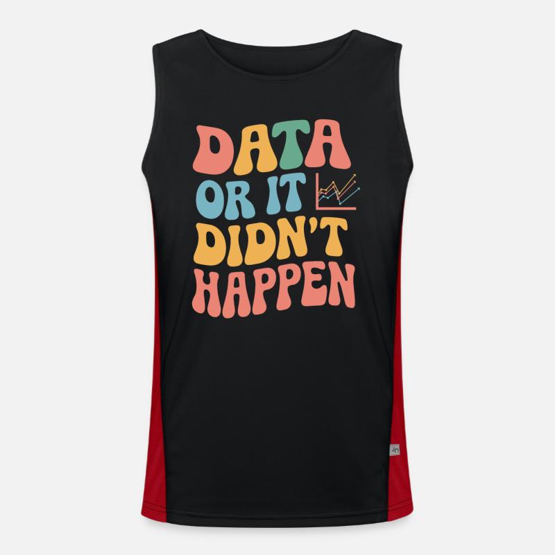 Data Analyst Data Scientist Data Engineer - Men's Functional Contrast Tank Top 