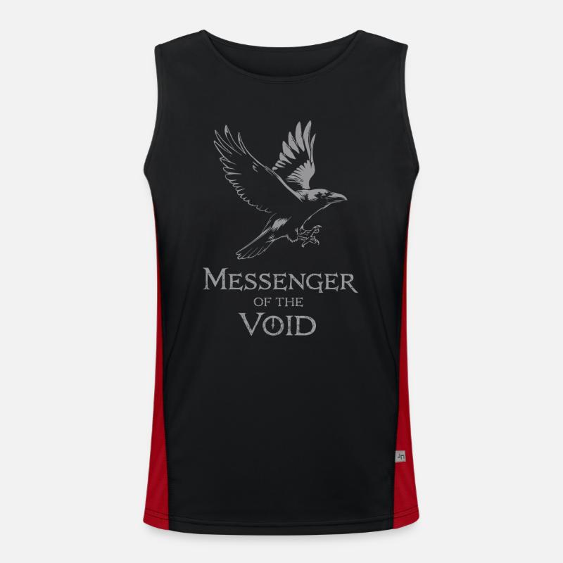 Messenger The Void Mystic Raven Men's Functional Contrast Tank Top 