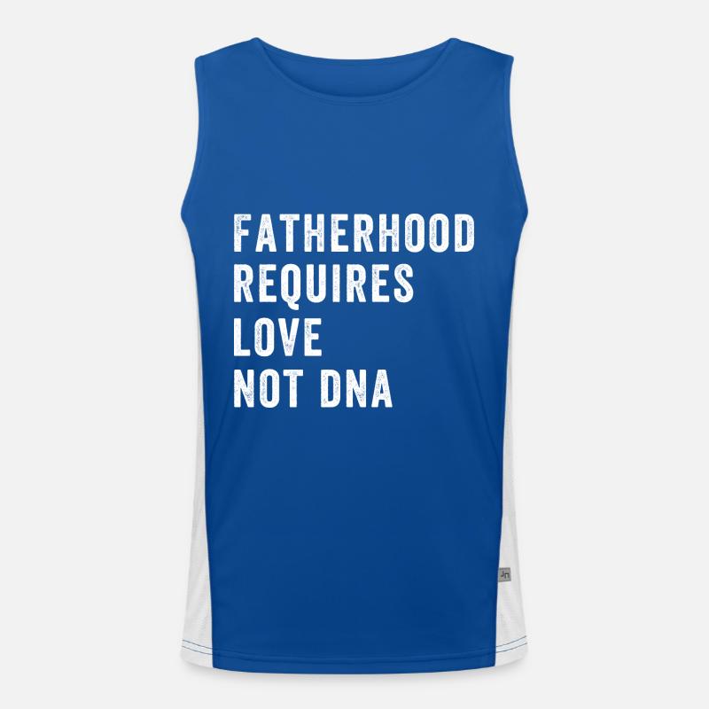 Step Father Father's Day Step Dad Gift Men's Functional Contrast Tank Top 