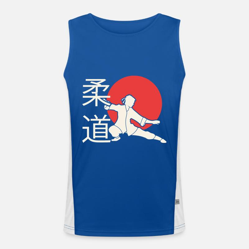 Judo. Judo-Geschenkidee. Kampfsport-Geschenk. Funktionelles Kontrast-Tank Top für Männer 