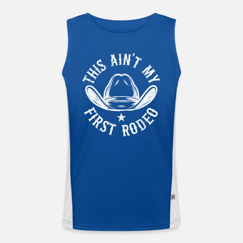 This Aint my First Rodeo Men's Functional Contrast Tank Top 