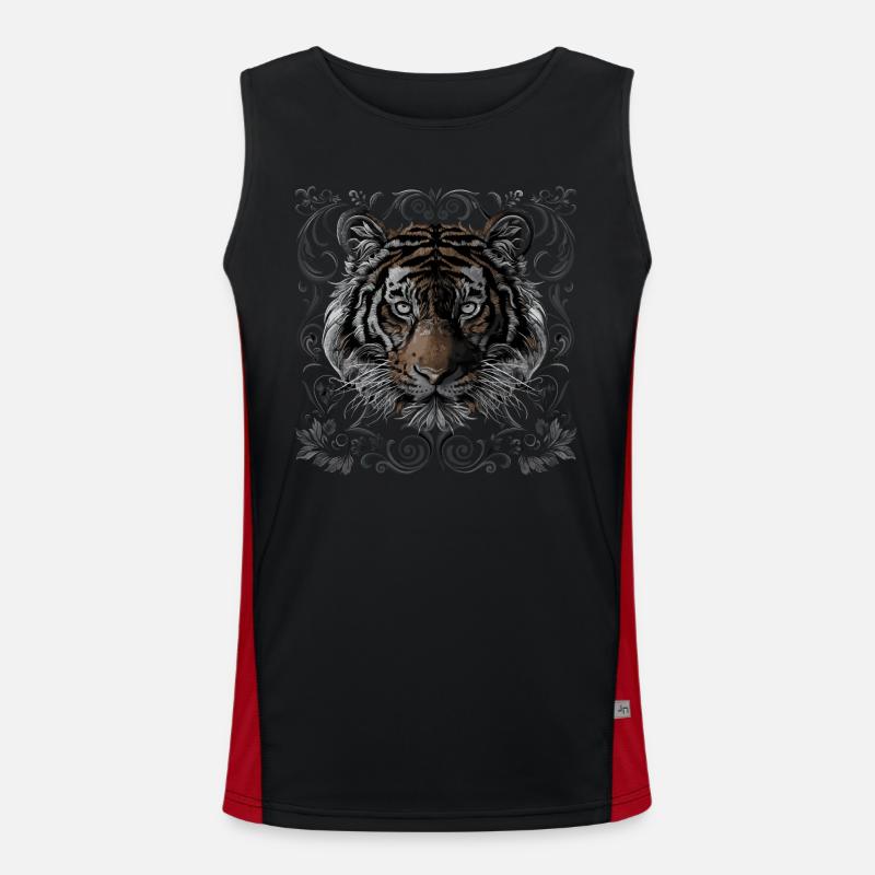 Tiger Men's Functional Contrast Tank Top 