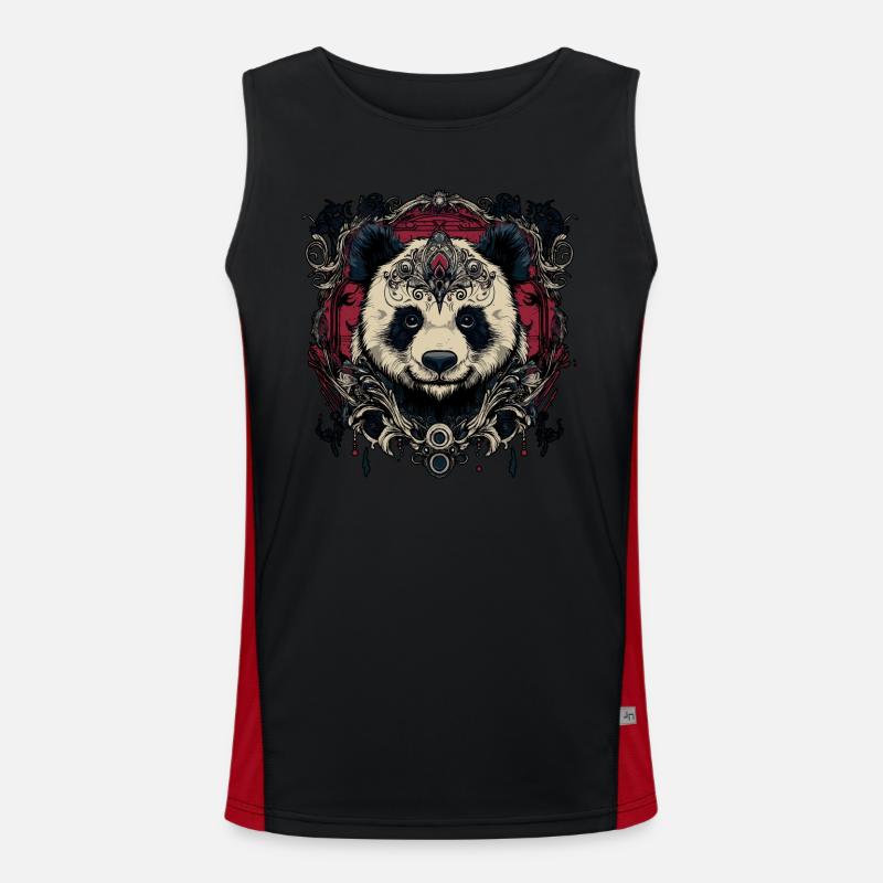 Panda Débardeur respirant contrasté Homme 