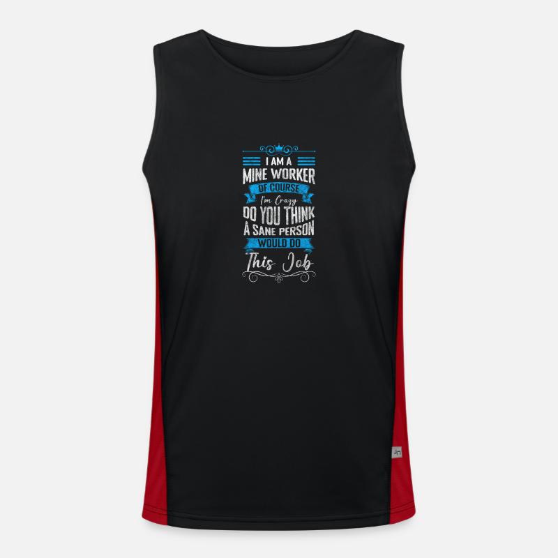 Miner Miner Men's Functional Contrast Tank Top 