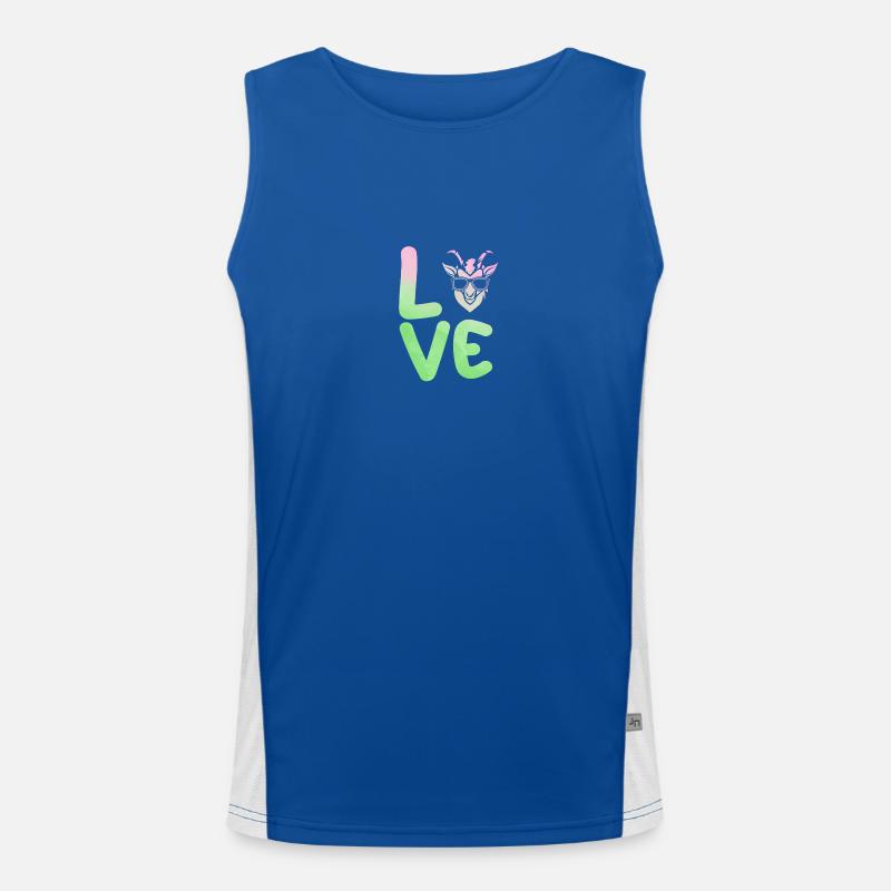 Ziegen Funktionelles Kontrast-Tank Top für Männer 