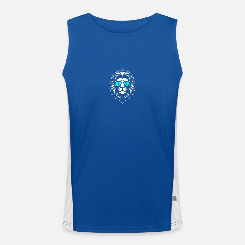 Löwe Jonas Funktionelles Kontrast-Tank Top für Männer 