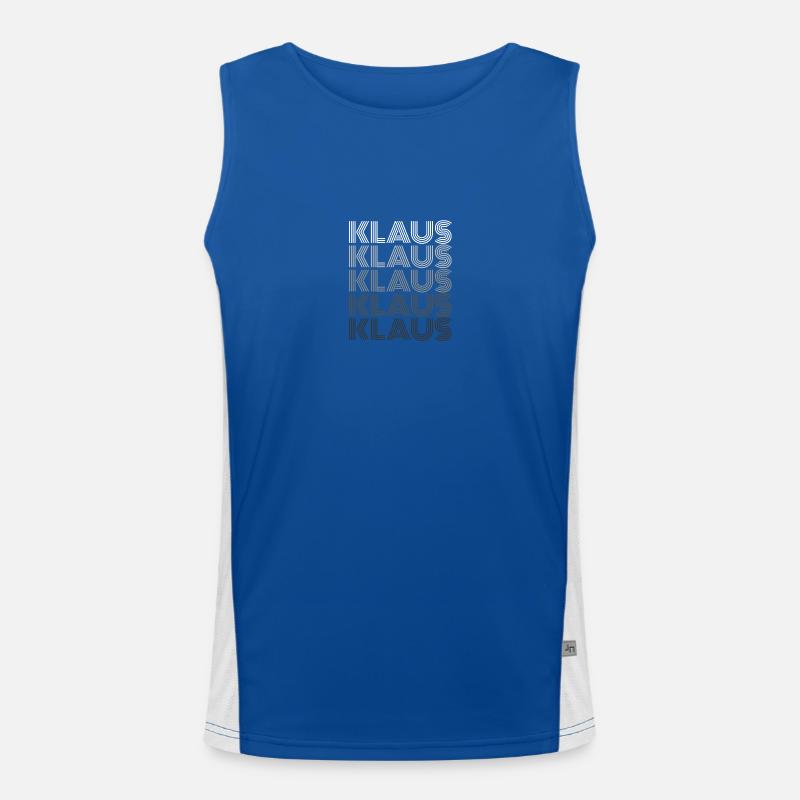 Klaus Funktionelles Kontrast-Tank Top für Männer 