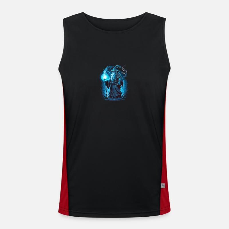 Wizard Men's Functional Contrast Tank Top 