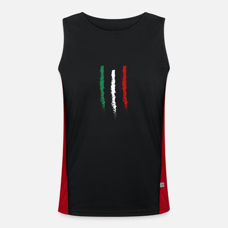 Italian Strips Men's Functional Contrast Tank Top 