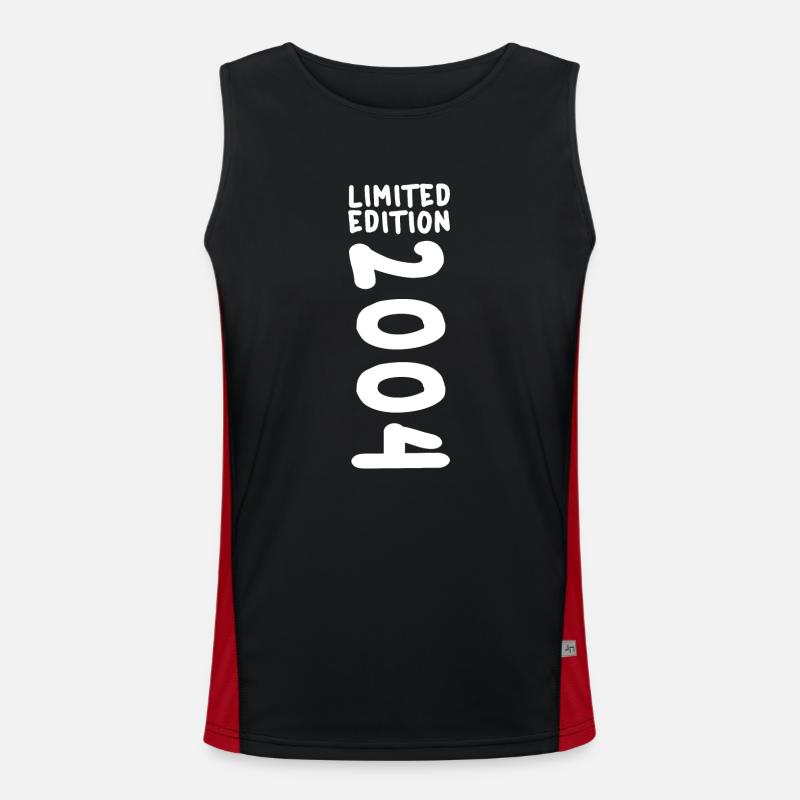 18th Birthday Gift 2004 Birthday Men's Functional Contrast Tank Top 