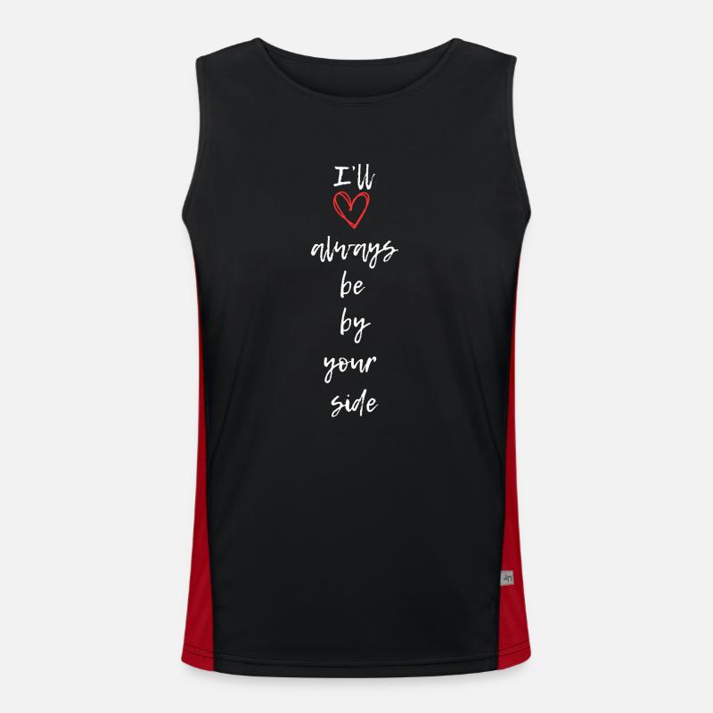 Ich werde immer an deiner Seite sein Funktionelles Kontrast-Tank Top für Männer 