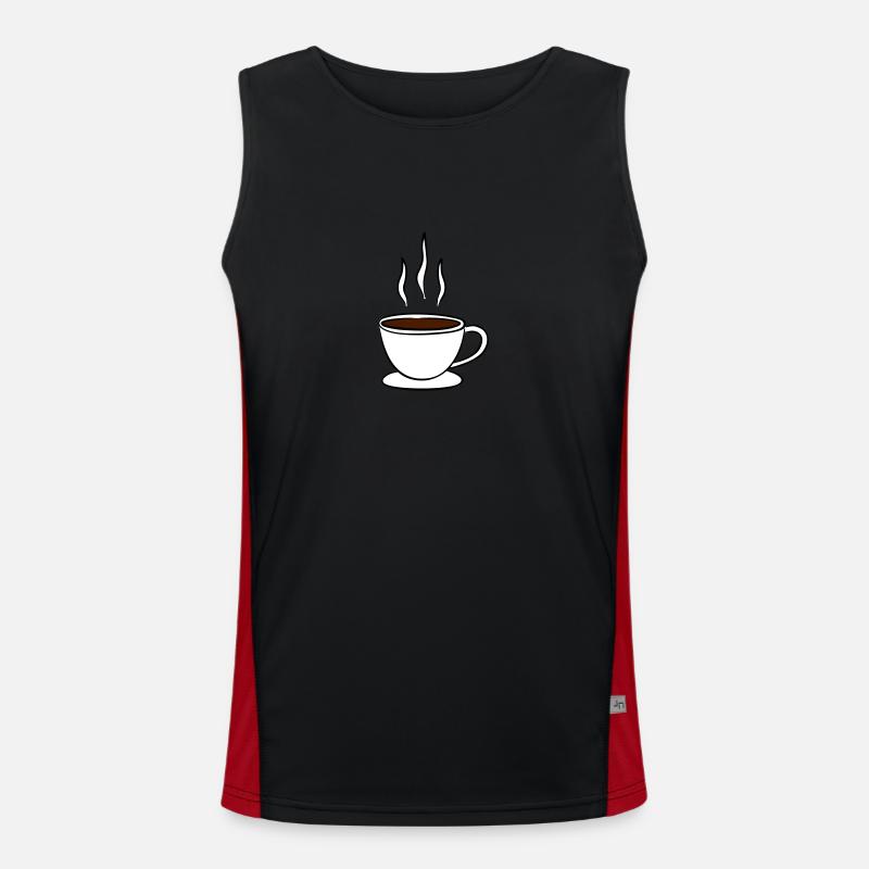 Coffee Débardeur respirant contrasté Homme 