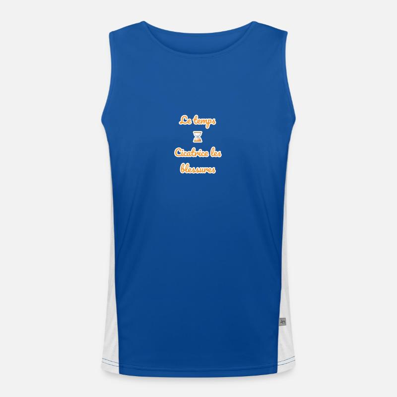 Time Men's Functional Contrast Tank Top 
