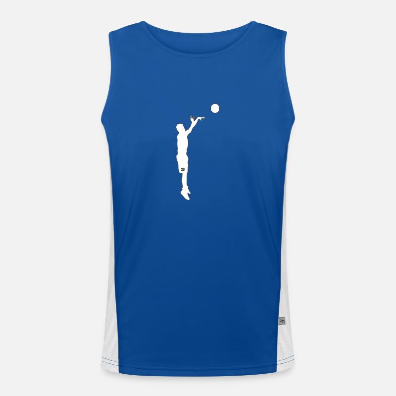 Basketball players Men's Functional Contrast Tank Top 
