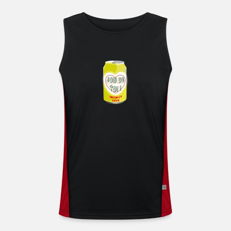 Can 033 cl thirst for you Men's Functional Contrast Tank Top 